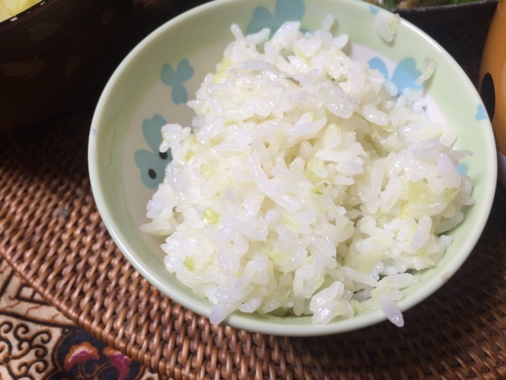 お米食べちゃう糖質制限ダイエット　キャベツ白滝ご飯