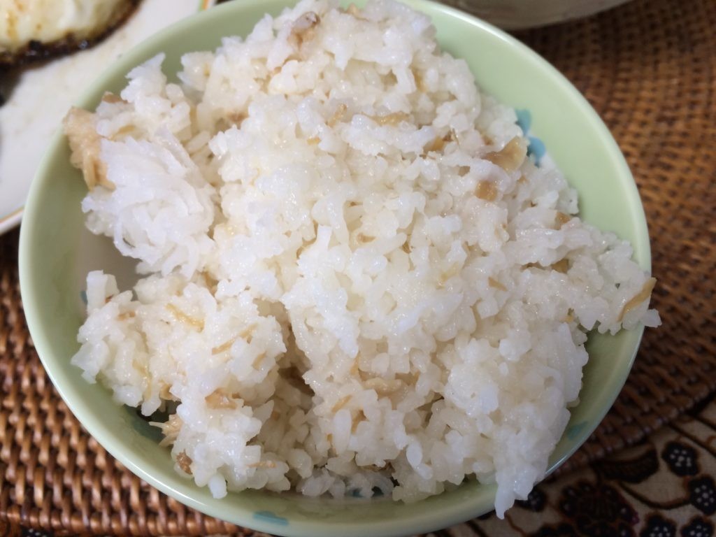 お米食べちゃう糖質制限やってみた　エノキご飯